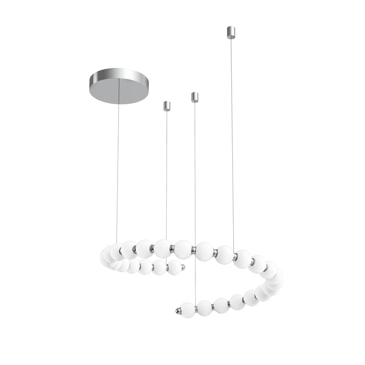 Akoya 29 Head Chrome LED Chandeliers