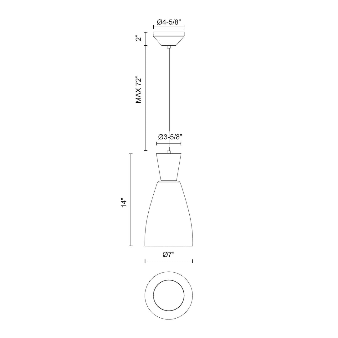 Arlo 7-in Pendant