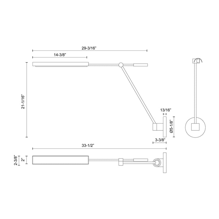 Astrid 33-in Wall/Vanity Light