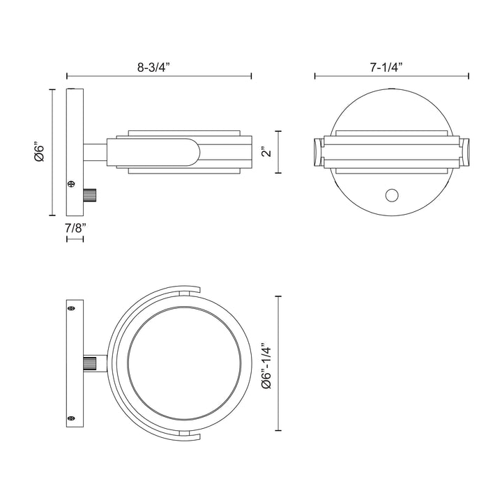 Blanco 6-in Wall/Vanity Light