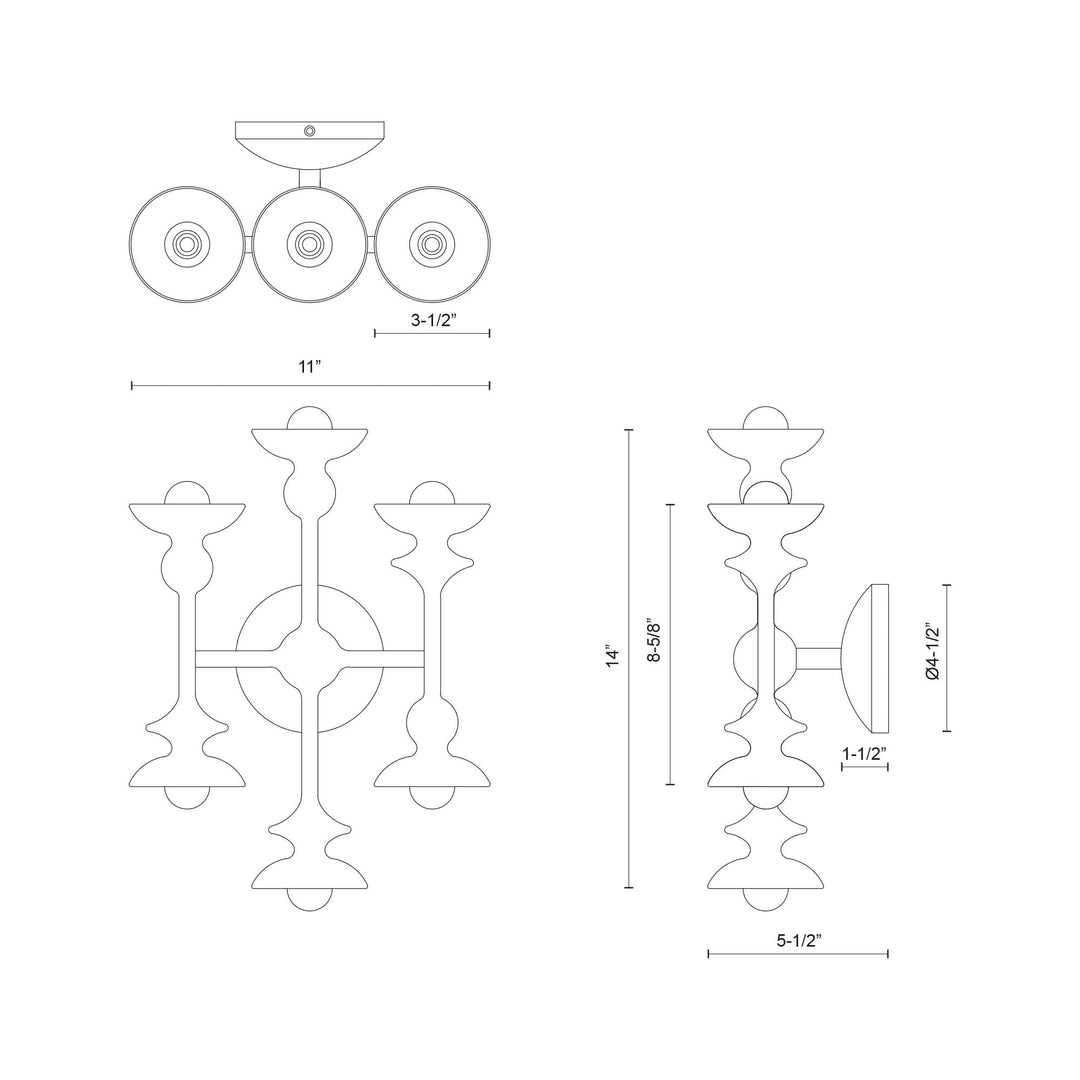 Cadence 11-in Wall/Vanity Light