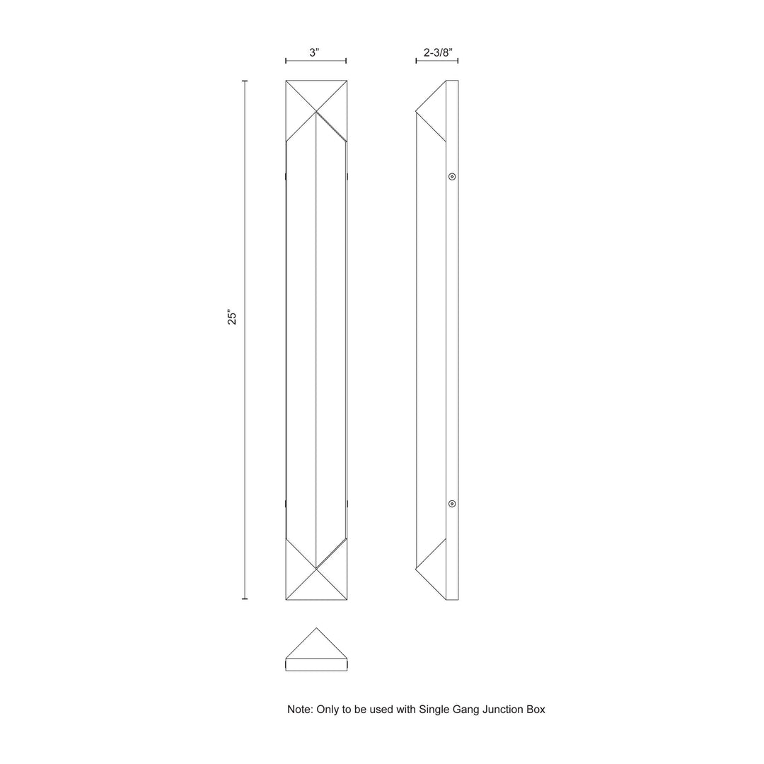 Caesar 25-in Wall/Vanity Light