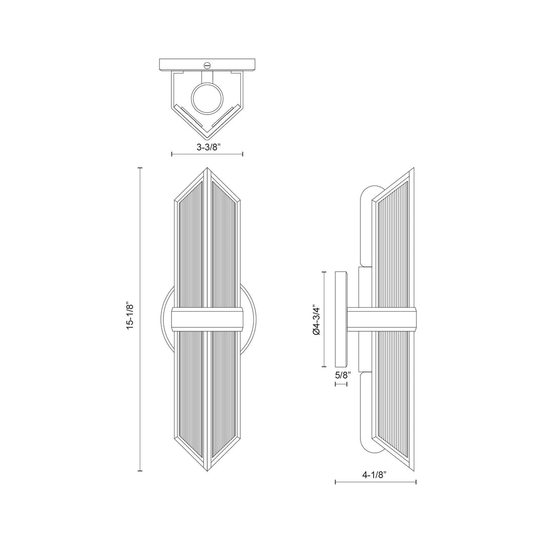 Cairo 15-in Wall/Vanity Light