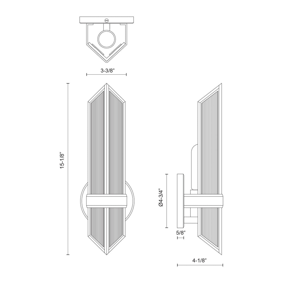 Cairo 4-in Wall/Vanity Light