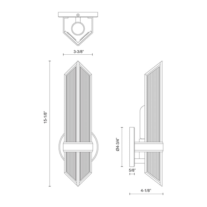 Cairo 4-in Wall/Vanity Light