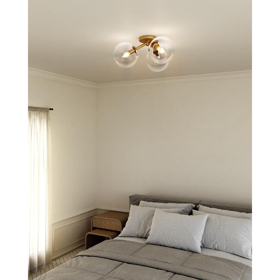 Cassia 17-in Semi-Flush Mount