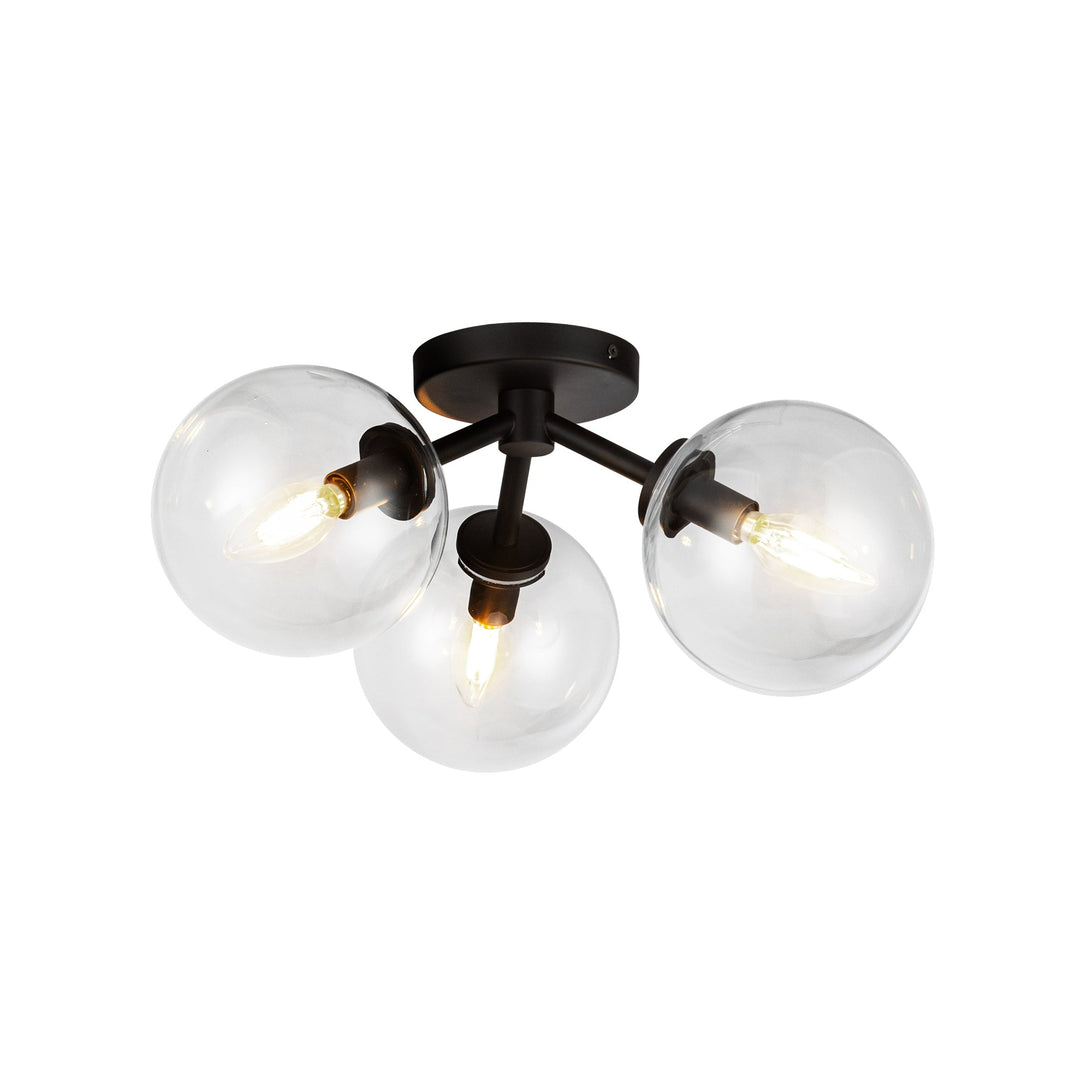 Cassia 17-in Semi-Flush Mount