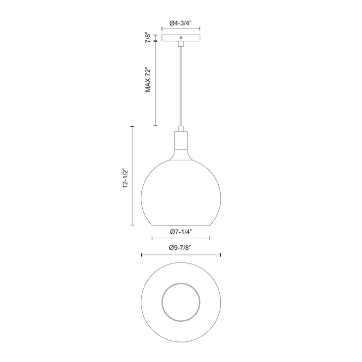 Castilla 10-in Pendant