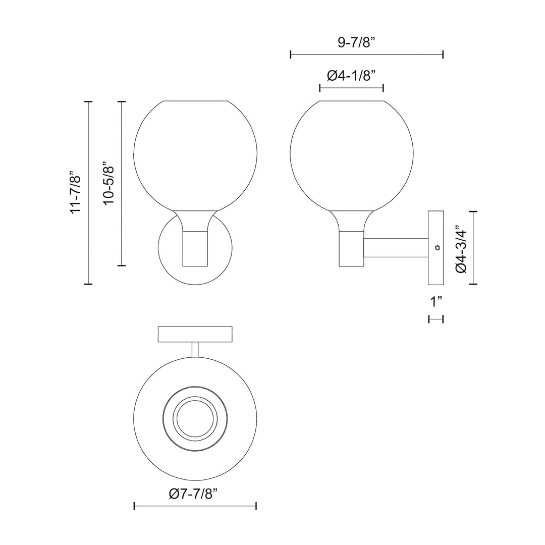 Castilla 8-in Wall/Vanity Light