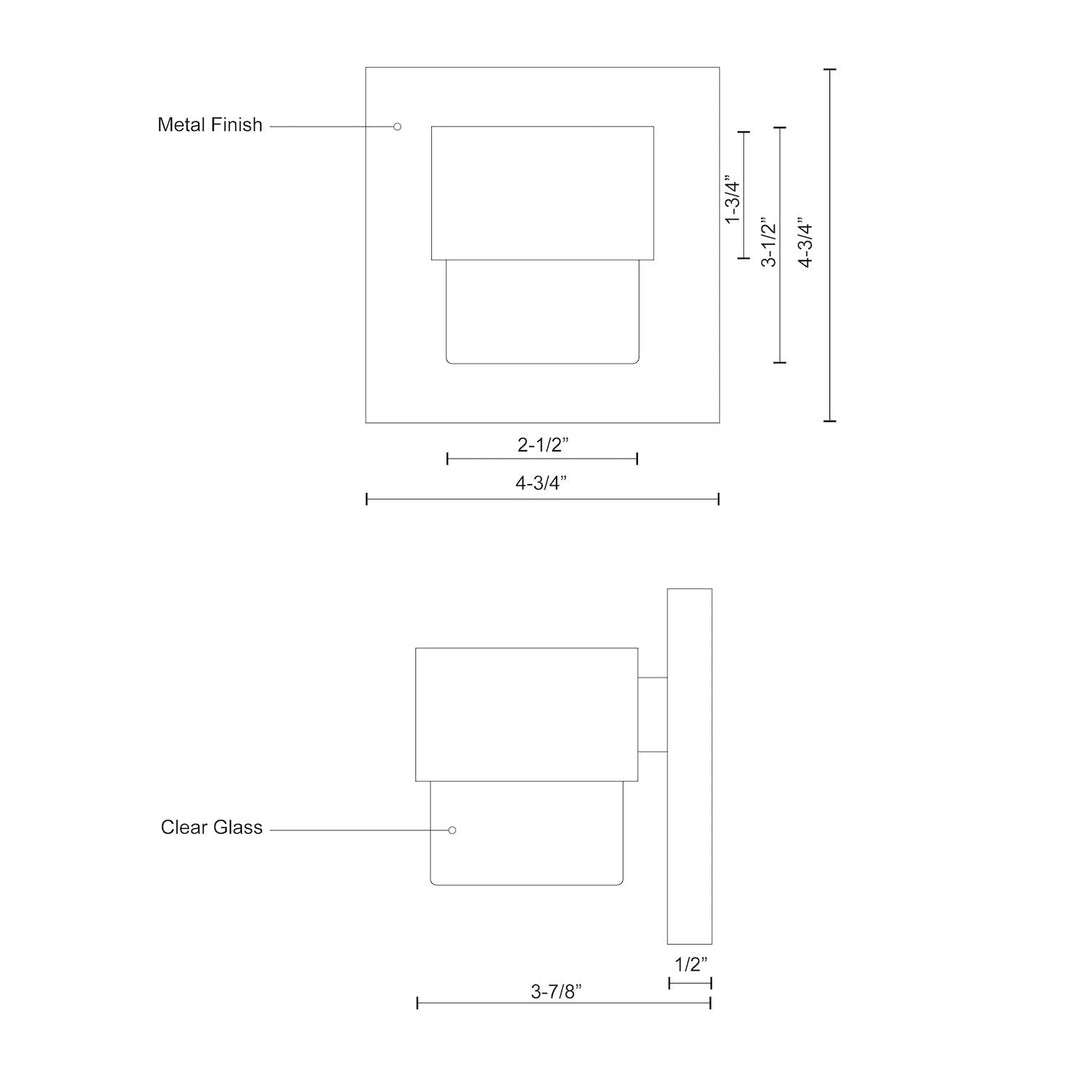 Copenhagen 5-in Exterior Wall Sconce