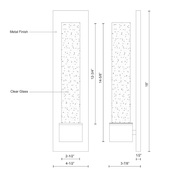 Copenhagen 12-in Exterior Wall Sconce