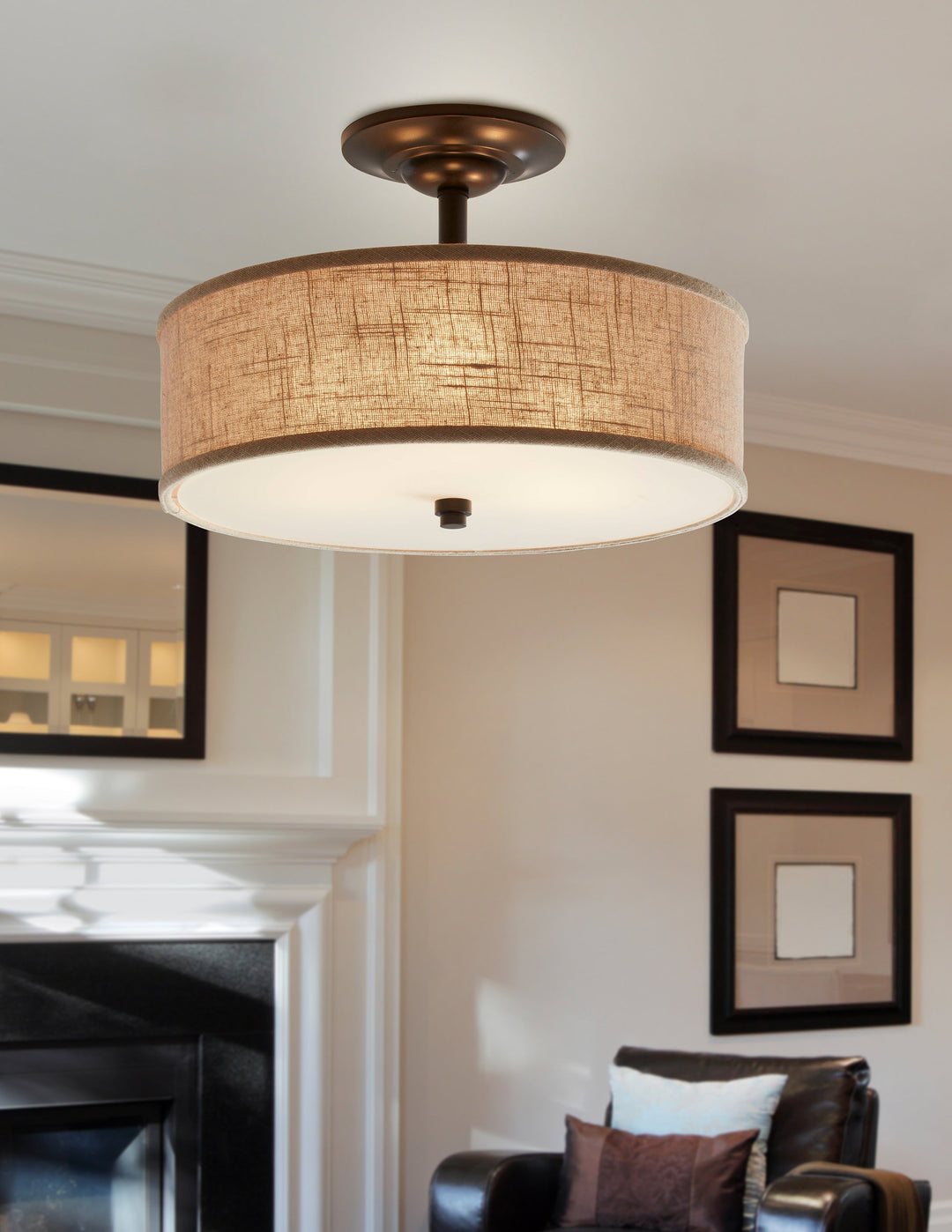 Cloverdale Semi-Flush Mount