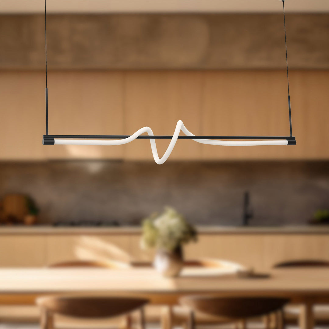 Cursive 54-in Linear Pendant