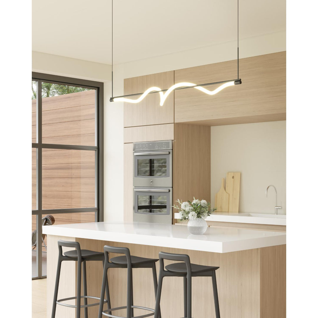 Cursive 54-in Linear Pendant