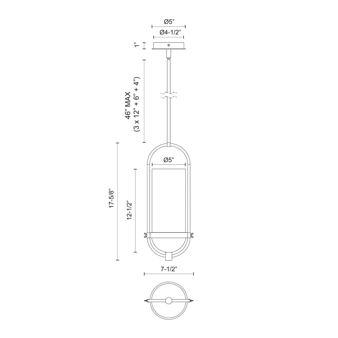 Cyrus 8-in Pendant