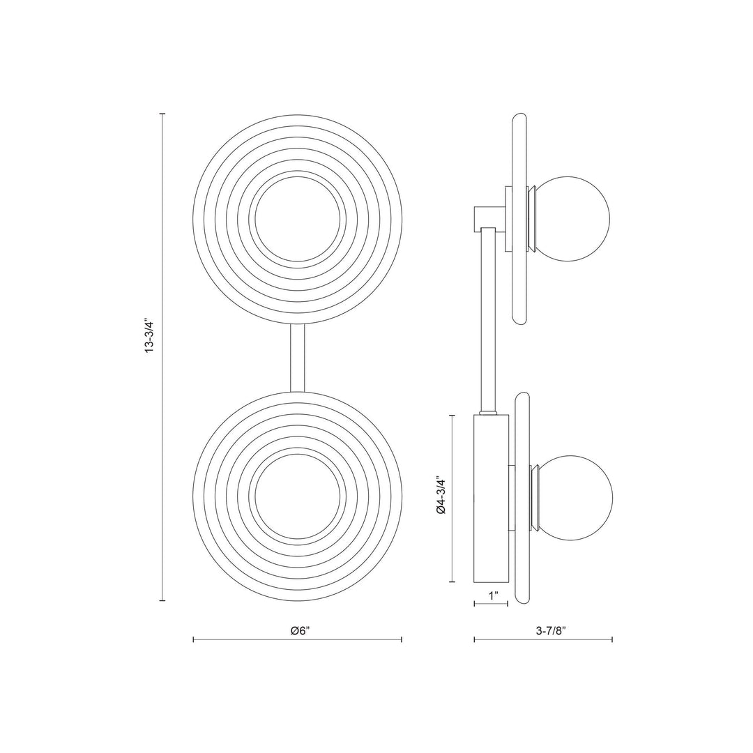 Dahlia 14-in Wall/Vanity Light