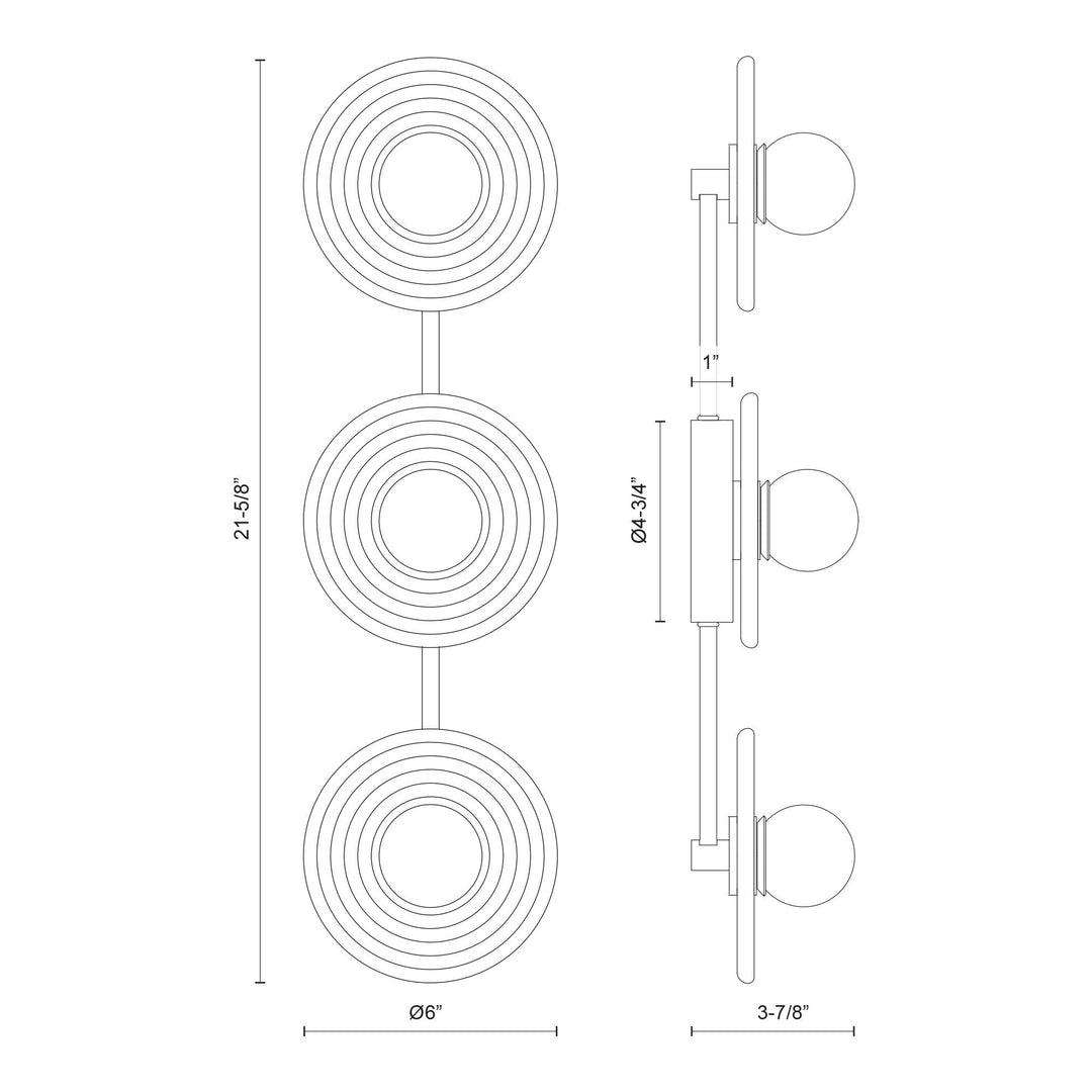 Dahlia 22-in Wall/Vanity Light