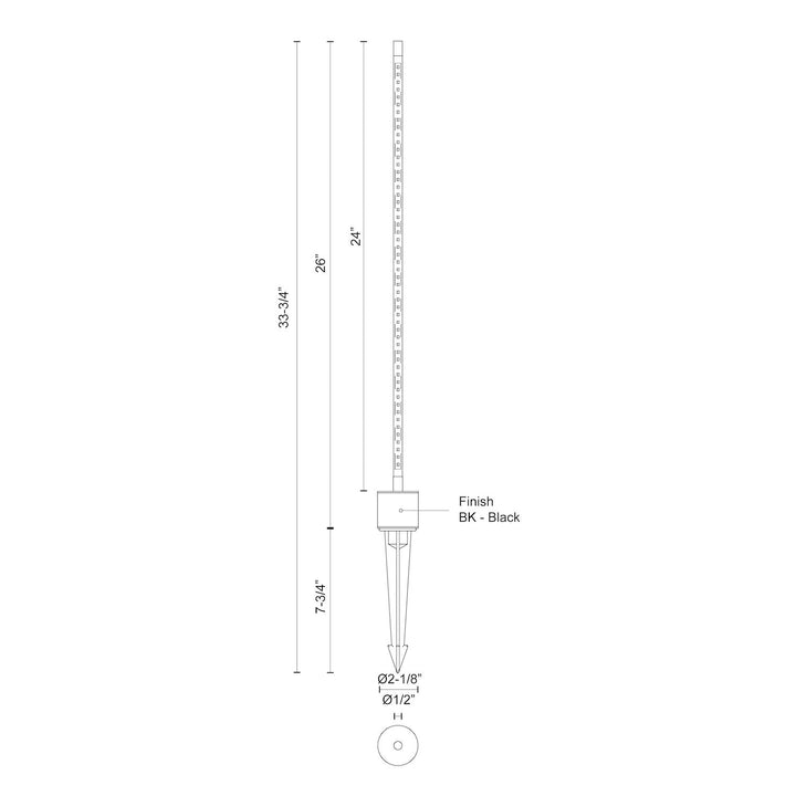 Dorian 24-in Exterior Low Voltage Landscape