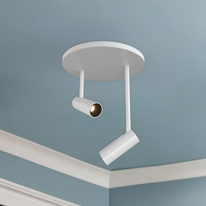 Downey 2-in Semi-Flush Mount