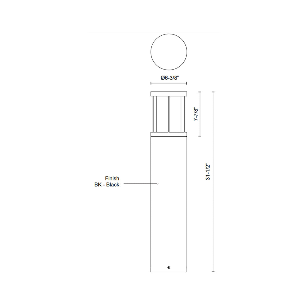 Alden 31-in Exterior Bollard