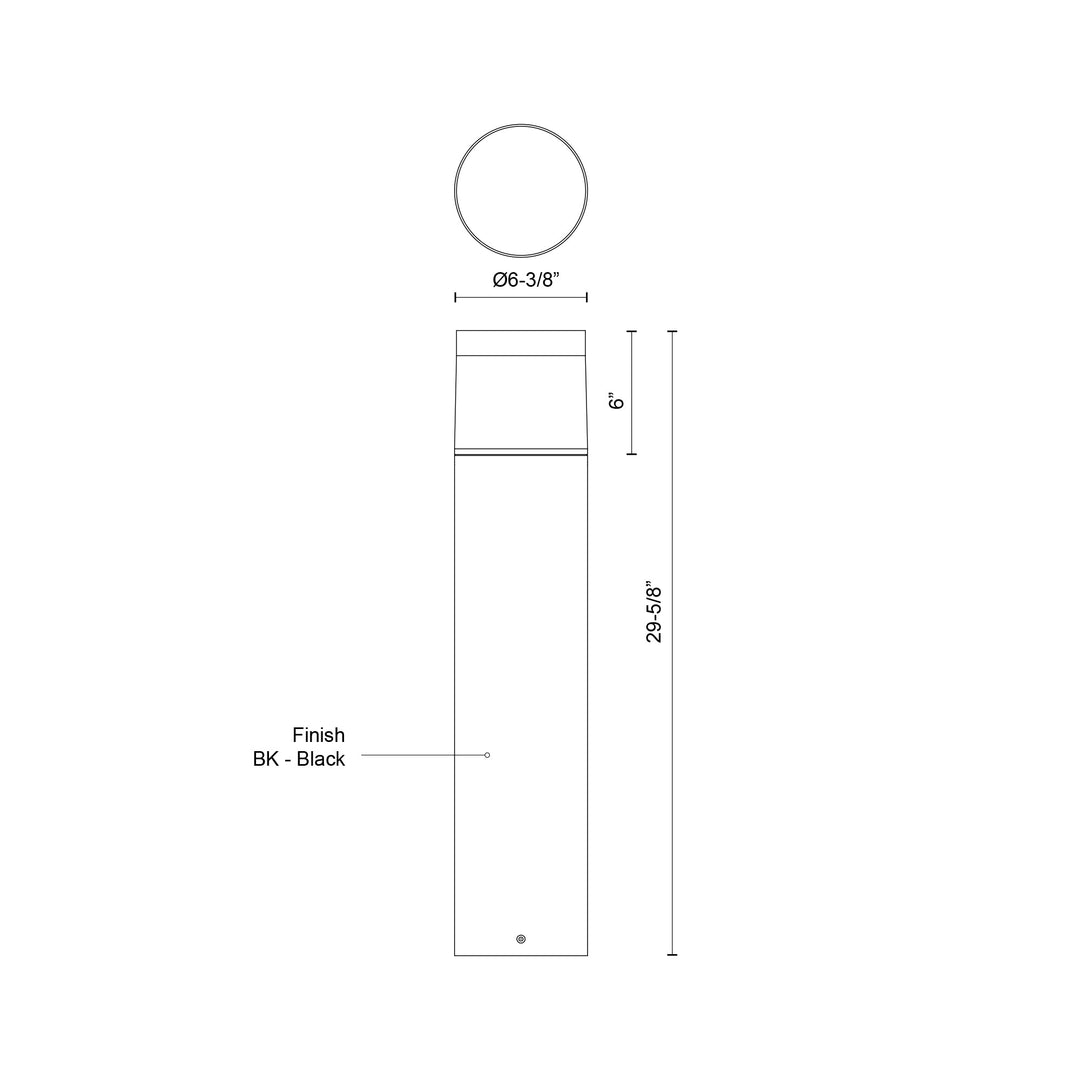 Hanover 30-in Exterior Bollard