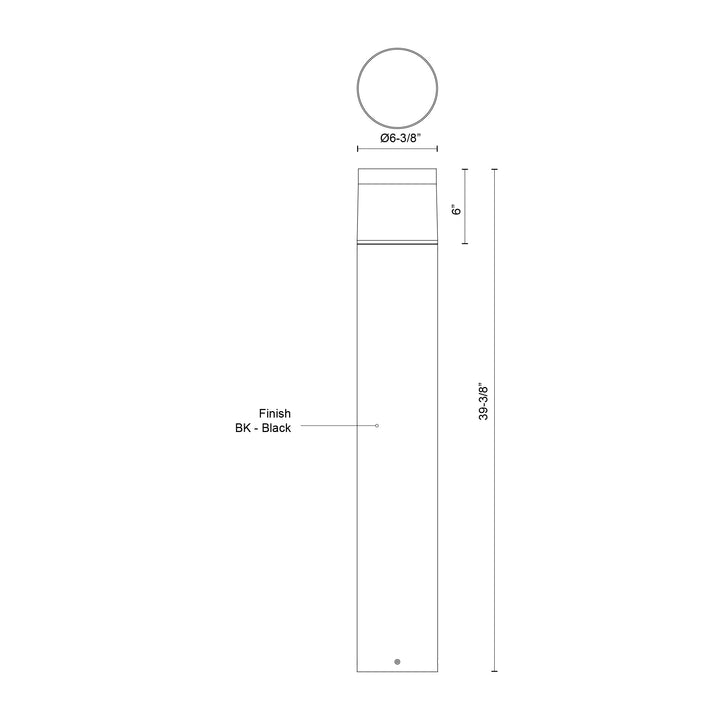 Hanover 40-in Exterior Bollard