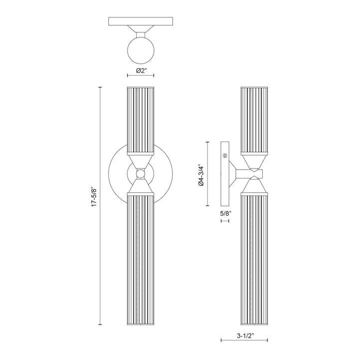 Edwin 18-in Wall/Vanity Light