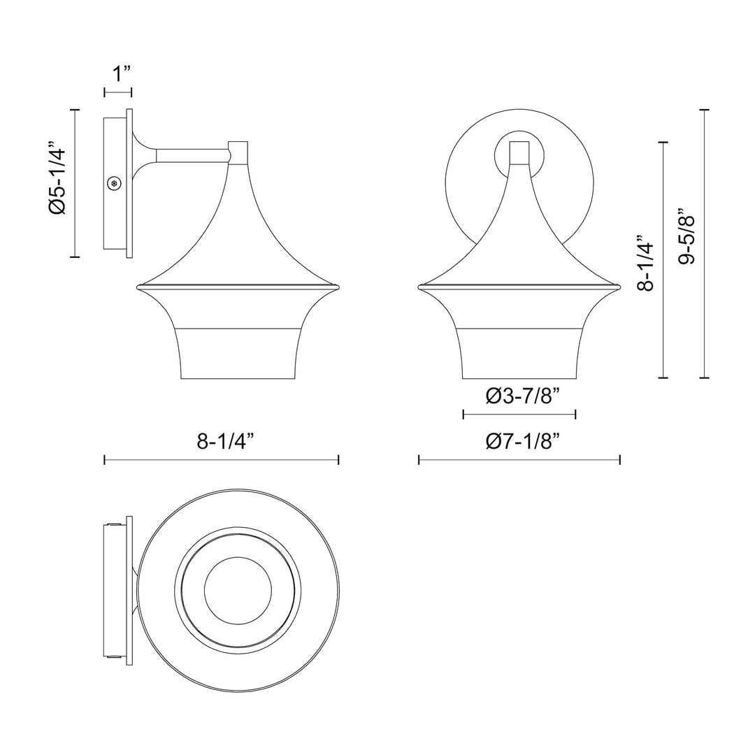 Emiko 7-in Wall/Vanity Light