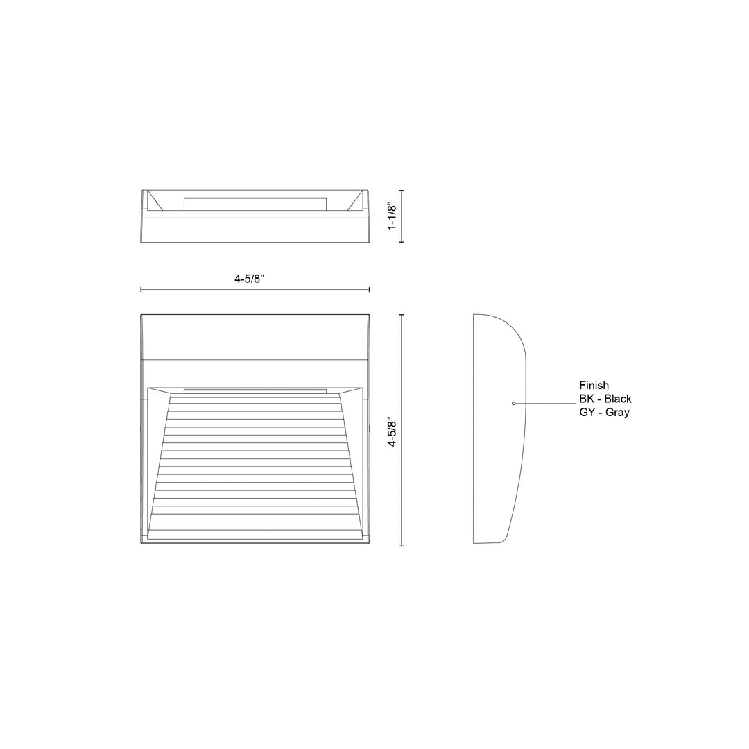 Casa 5-in Exterior Wall Sconce