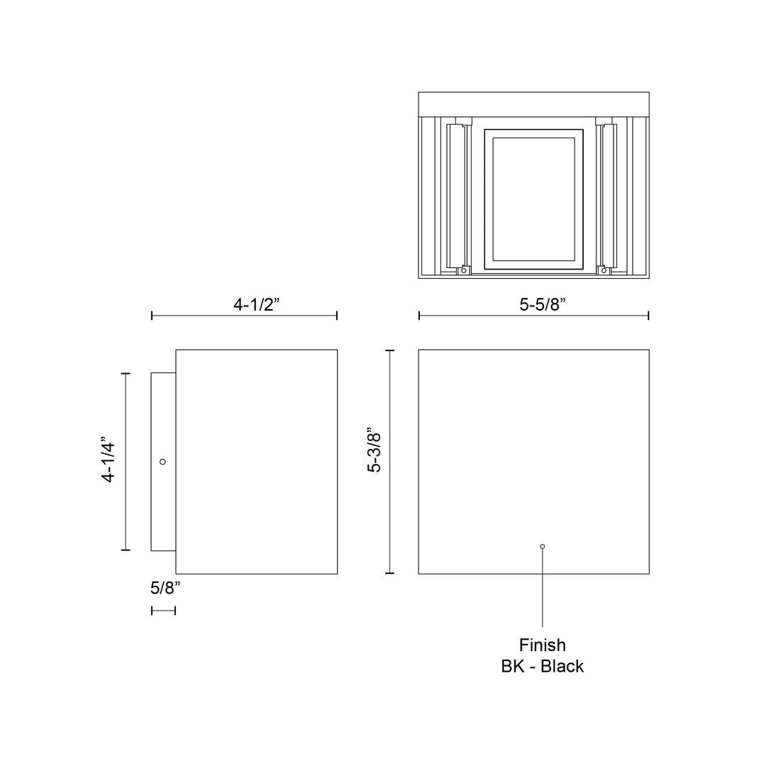 Helsinki 6-in Exterior Wall Sconce