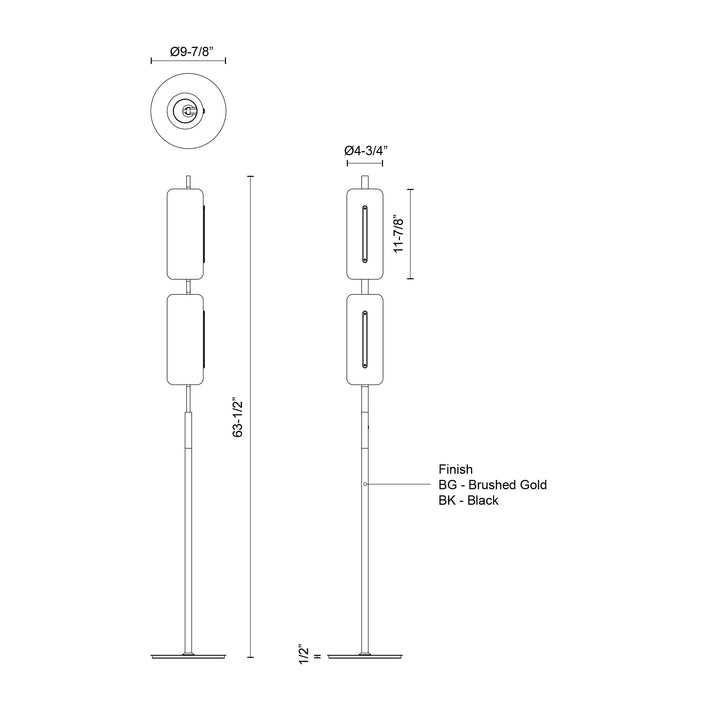 Hilo 63-in Floor Lamp