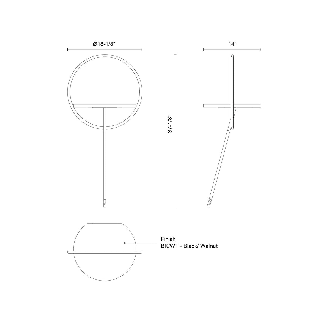 Maya 18-in Floor Lamp