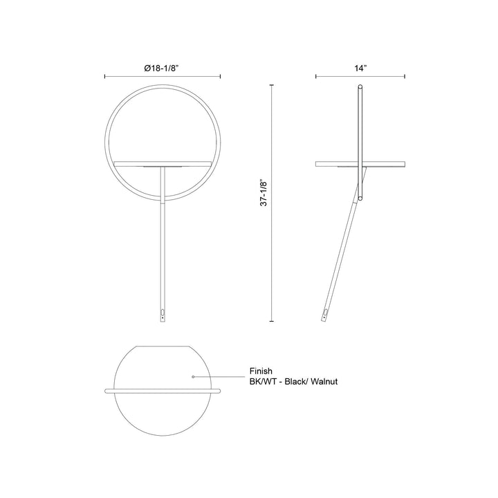 Maya 18-in Floor Lamp