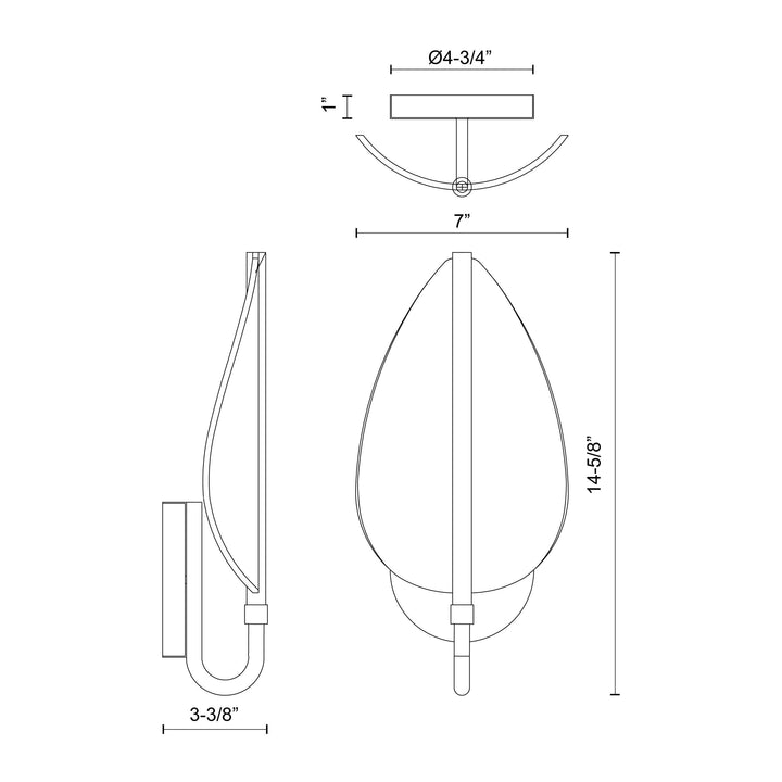 Flora 7-in Wall/Vanity Light