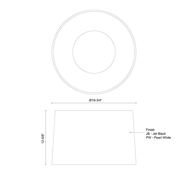 Etta 20-in Flush Mount