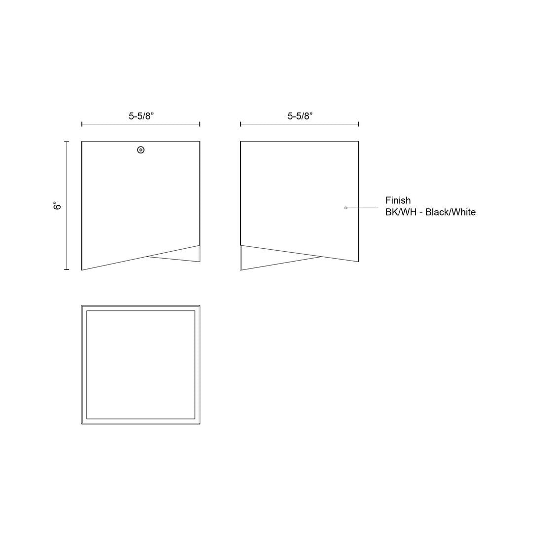 Cubix 5-in Flush Mount