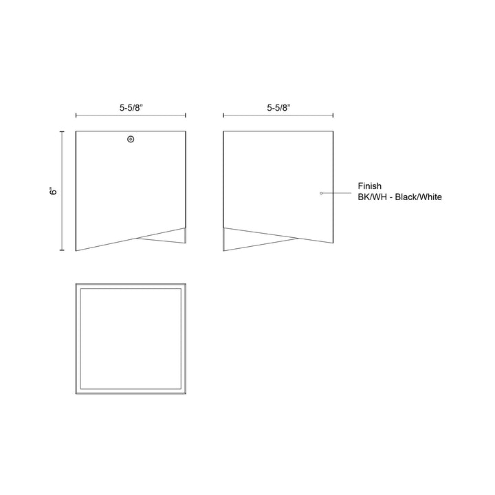 Cubix 5-in Flush Mount