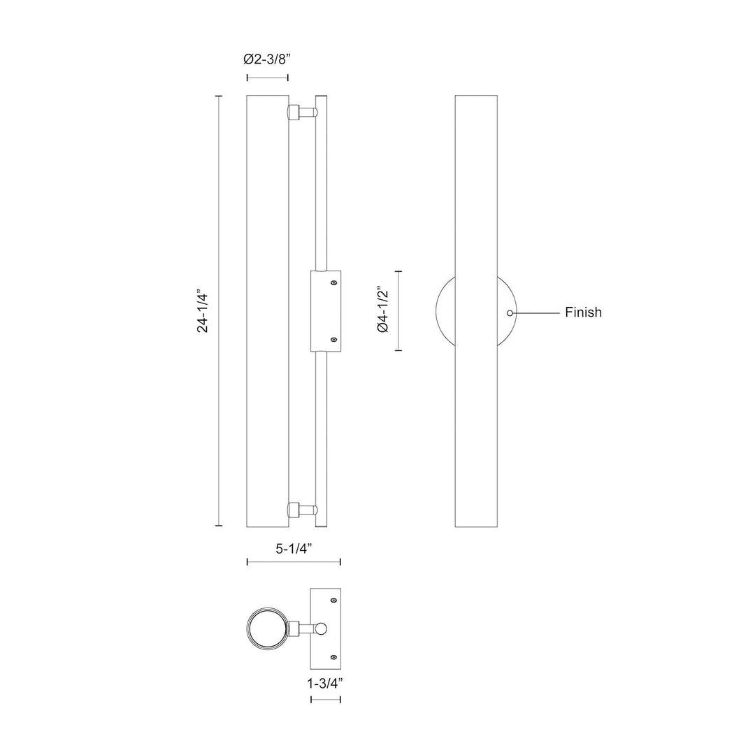 Gramercy 24-in Wall Sconce