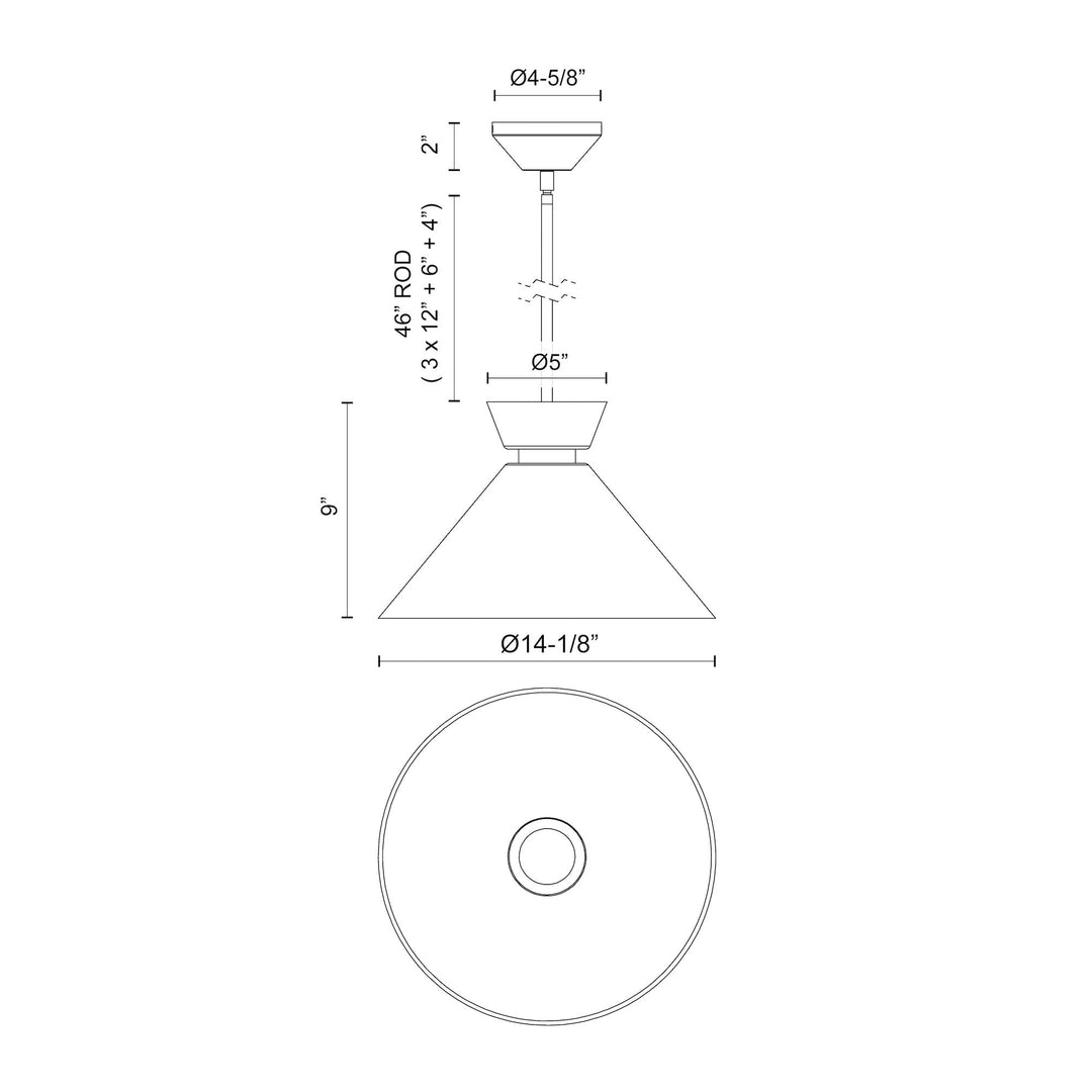 Halston 14-in Pendant