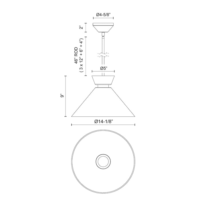 Halston 14-in Pendant