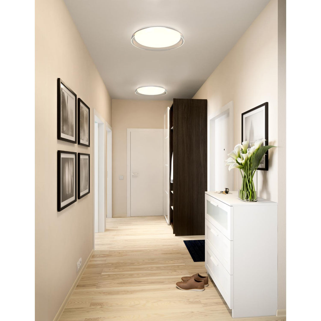 Hampton 17-in Flush Mount