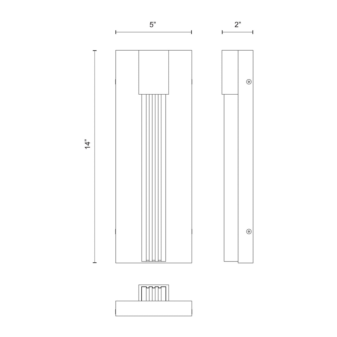 Kismet 14-in Wall/Vanity Light