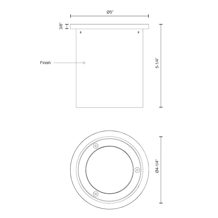 Lamar 4-in Exterior Ceiling