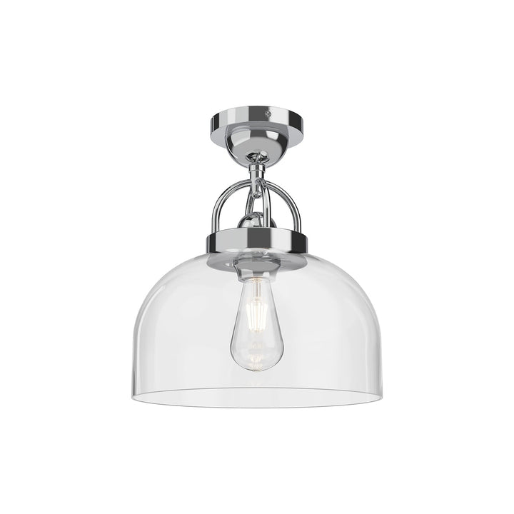 Lancaster 12-in Semi-Flush Mount