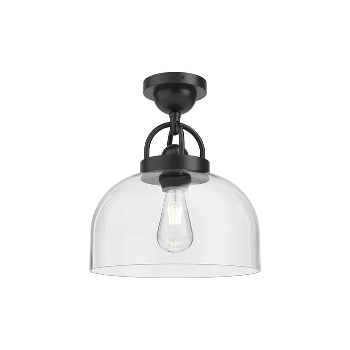 Lancaster 12-in Semi-Flush Mount