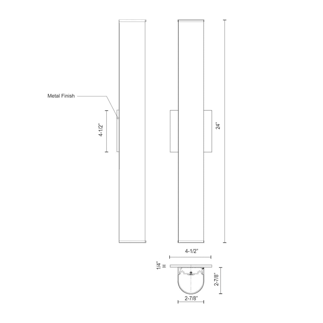 Longitude 24-in Vanity Light