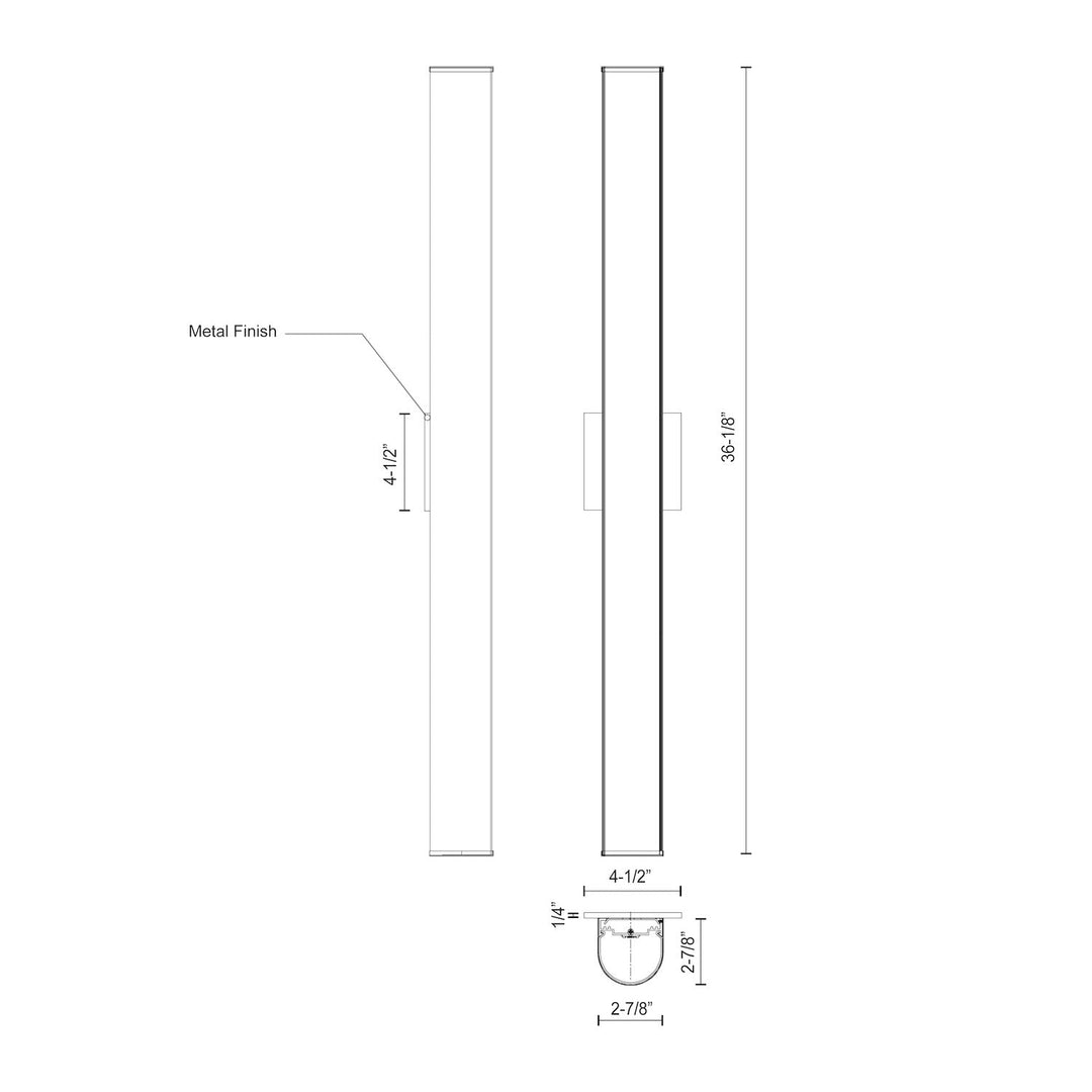 Longitude 36-in Vanity Light