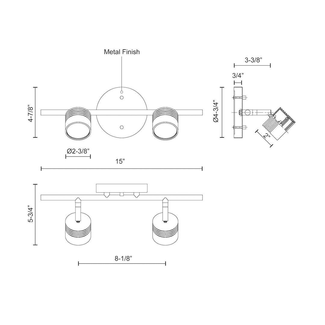 Lyra 15-in Track Light