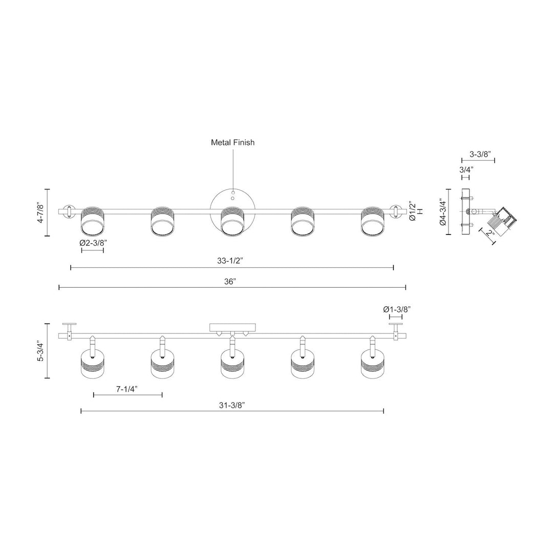 Lyra 36-in Track Light