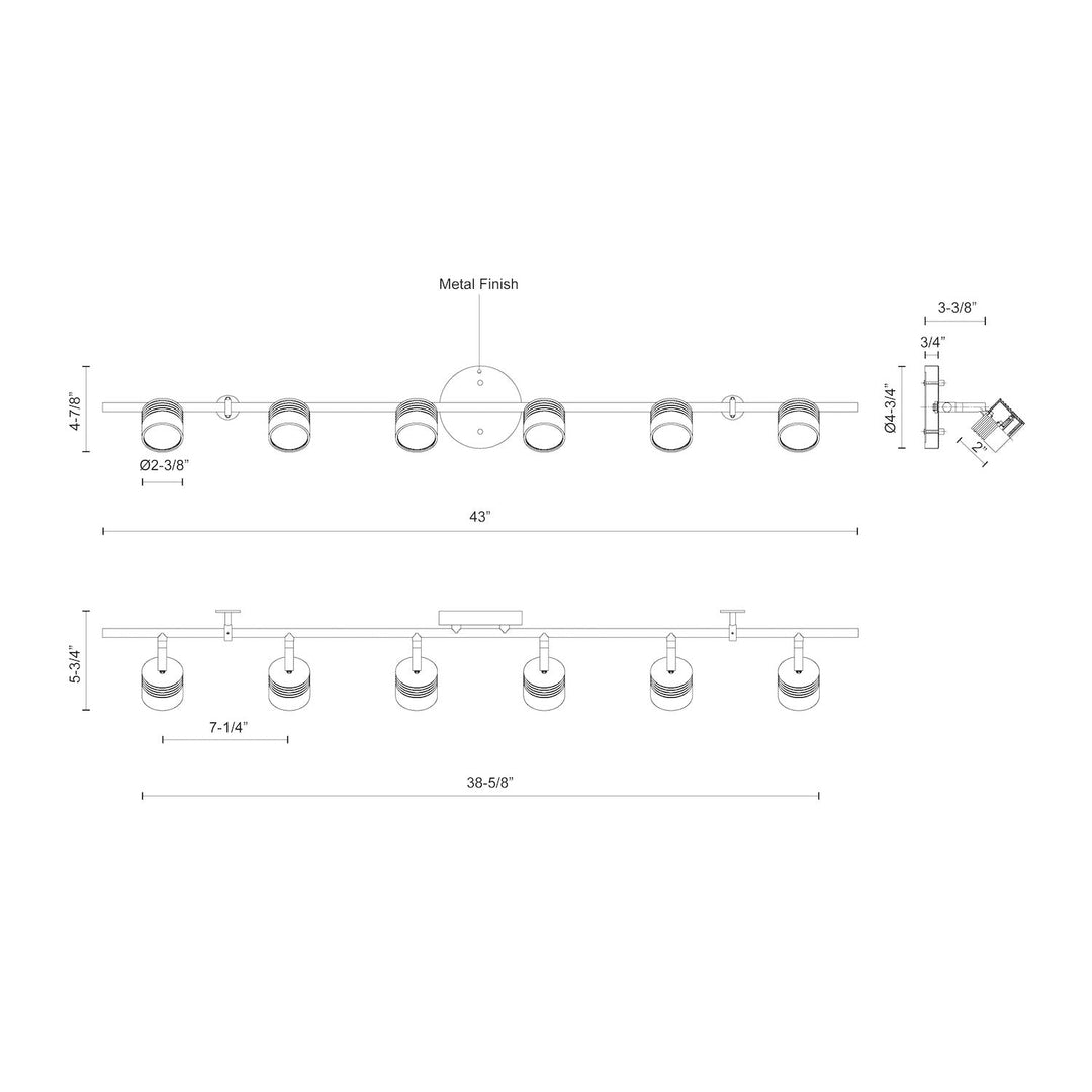 Lyra 43-in Track Light